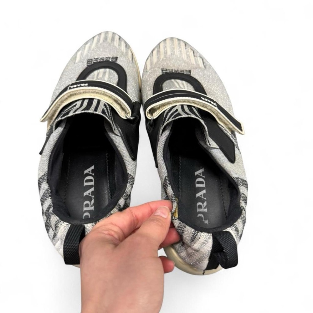 Prada Black and Gray Cloud Blast Bust sneaker - Picture 5 of 6